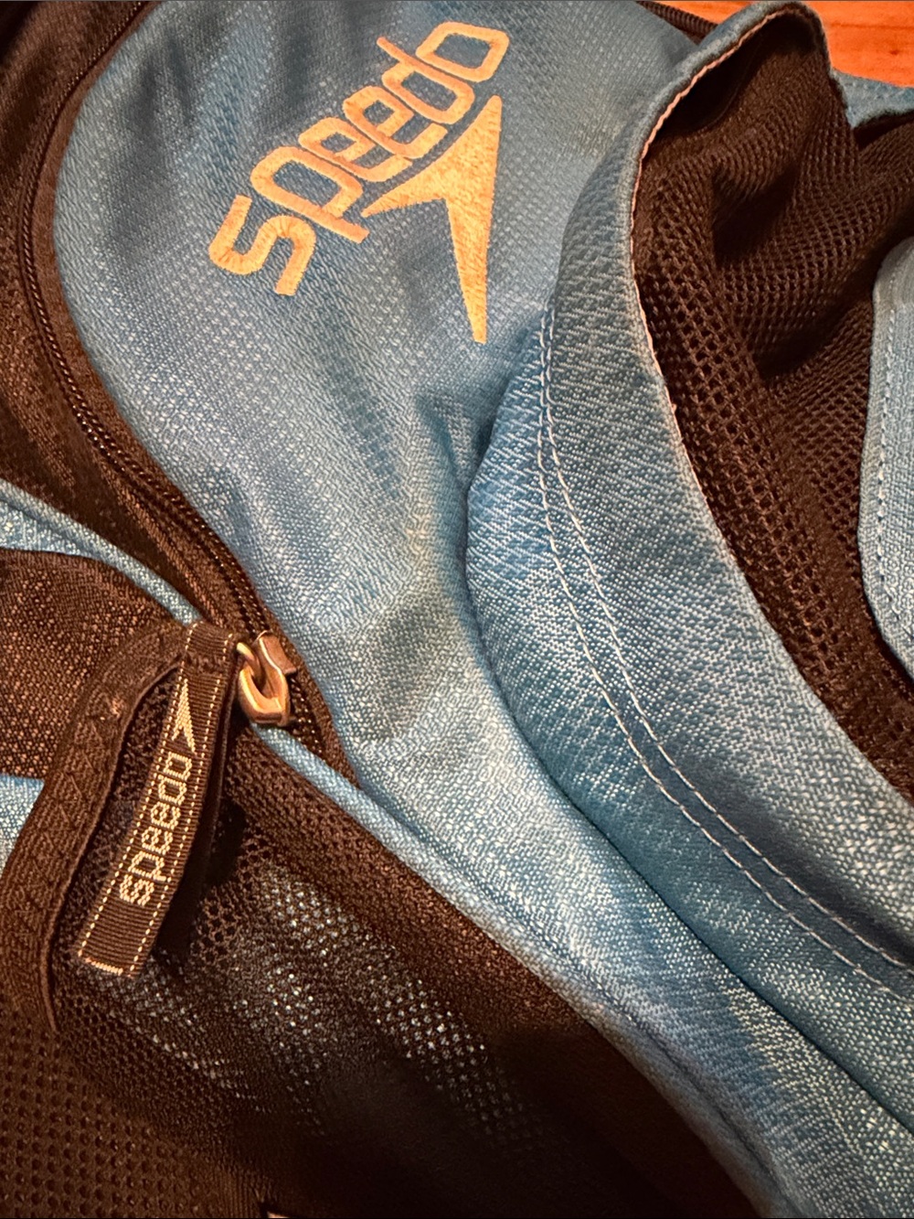 Speedo Blue and Black Swim Backpack - Picture 6 of 8